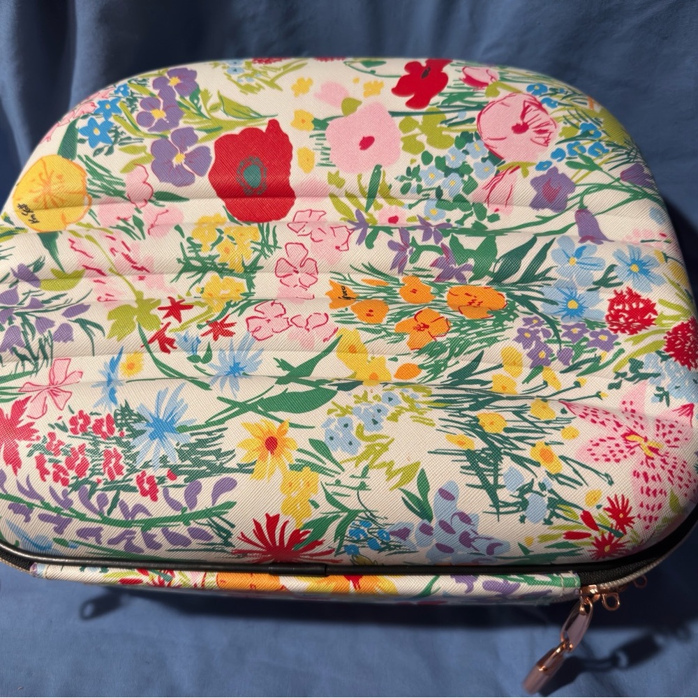 Young Living Floral Print Cosmetic Bag